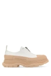 Alexander Mcqueen Women Two-tone Canvas Tread Slick Sneakers In Multicolor