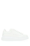 Alexander Mcqueen Women Leather Upper And Rubber Sole Sneaker In White