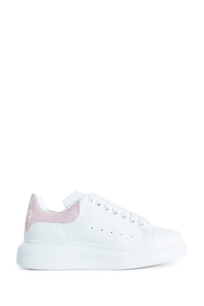 Alexander Mcqueen Woman White Sneakers