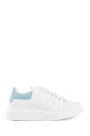 Alexander Mcqueen Larry Leather Sneakers In White