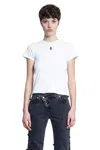 Alexander Mcqueen Maglia Cut & Sew In White