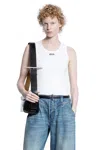 Alexander Mcqueen Mcqueen Placket Tank Top In White