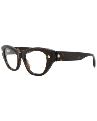 Alexander Mcqueen Women's 52mm Optical Frames In Black