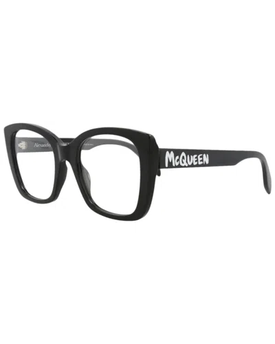 Alexander Mcqueen Women's 52mm Optical Frames In Black