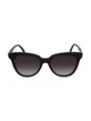 Alexander Mcqueen Mcqueen Women's 53mm Oval Sunglasses In Black