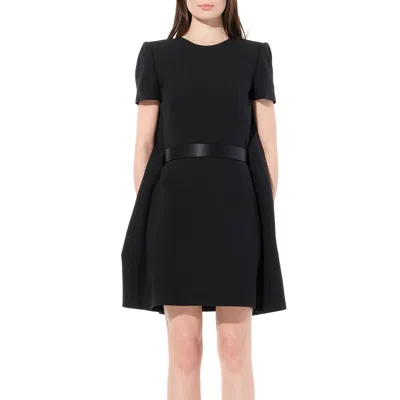 Alexander Mcqueen Women's Abito Wool Dress In Black