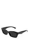 Alexander Mcqueen Mcqueen 52mm Rectangular Sunglasses In Black