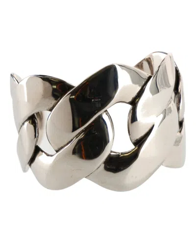 Pre-owned Alexander Mcqueen Women's  Chain Cuff In Silver