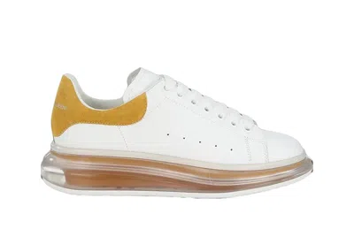 Pre-owned Alexander Mcqueen Women's  Oversized Sneakers In White/mineral Yellow