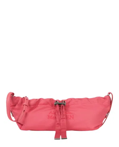 Pre-owned Alexander Mcqueen Women's  The Bundle Mini Shoulder Bag In Coral