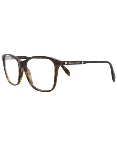 Alexander Mcqueen Women's Am0191o 54mm Optical Frames In Brown