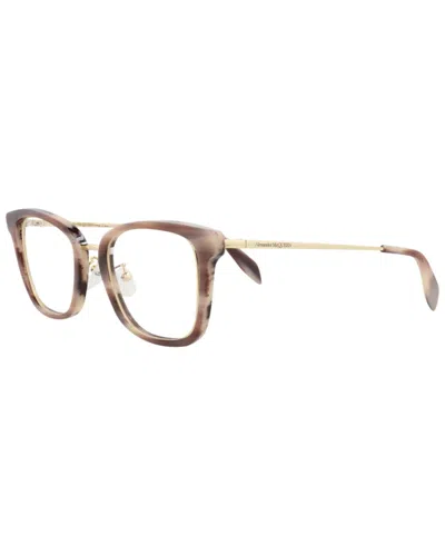 Alexander Mcqueen Women's Am0225o 51mm Optical Frames In Brown