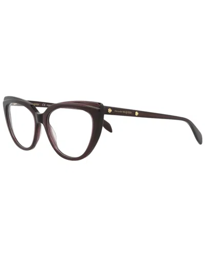 Alexander Mcqueen Women's Am0253o 53mm Optical Frames In Purple