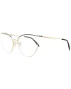 Alexander Mcqueen Women's Am0256o 57mm Optical Frames In Gold