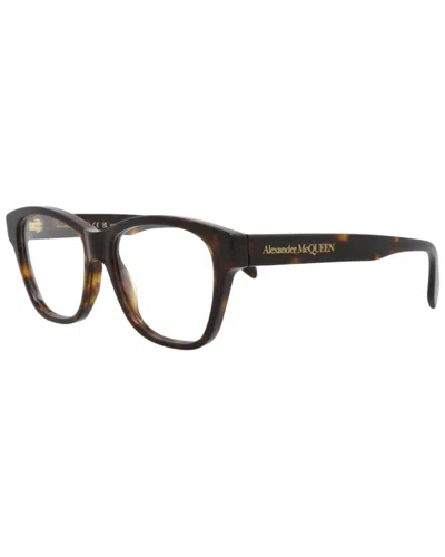 Alexander Mcqueen Women's Am0306o 52mm Optical Frames In Brown