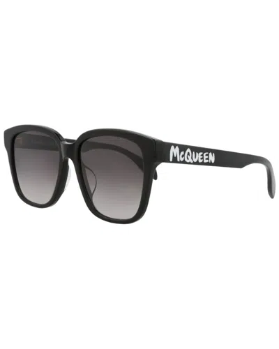 Alexander Mcqueen Women's Am0331sk 56mm Sunglasses In Black