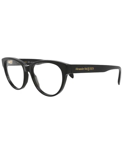 Alexander Mcqueen Women's Am0359o 52mm Optical Frames In Black