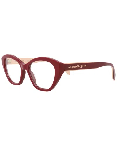 Alexander Mcqueen Women's Am0360o 52mm Optical Frames