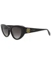 Alexander Mcqueen Women's Am0377s 54mm Sunglasses In Black