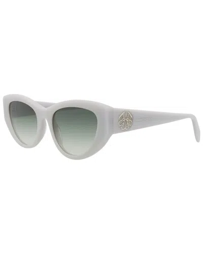Alexander Mcqueen Women's Am0377s 54mm Sunglasses In Green