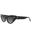 Alexander Mcqueen Women's Am0407s 52mm Sunglasses In Black