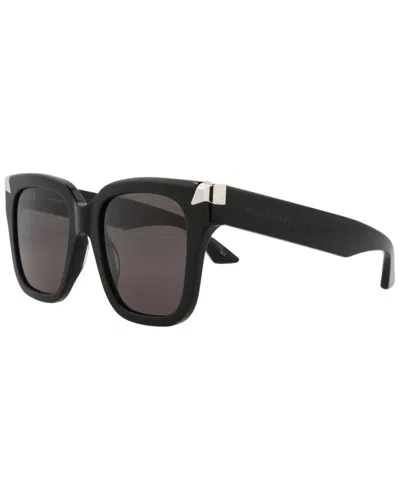Alexander Mcqueen Women's Am0440s 53mm Sunglasses In Black