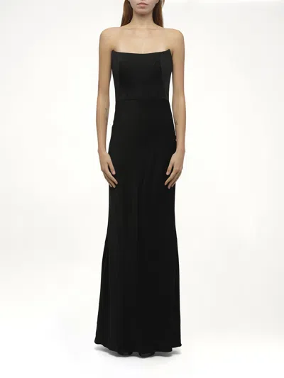 Alexander Mcqueen Women's Amq - Fluid Satin Dress