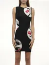 Alexander Mcqueen Women's Amq - Mini Dress In Black