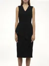 Alexander Mcqueen Women's Amq - Scuba Wool Dress