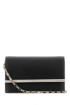 Alexander Mcqueen Mini Rectangular Cross-bar Clutch Bag In Black