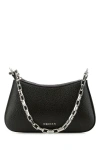 Alexander Mcqueen Mini T-bar Chain Shoulder Bag In Black