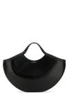 Alexander Mcqueen Women Black Leather The Cove Shopping Bag In Black