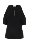 Alexander Mcqueen Alexander Mc Queen Ribbed Top In Black