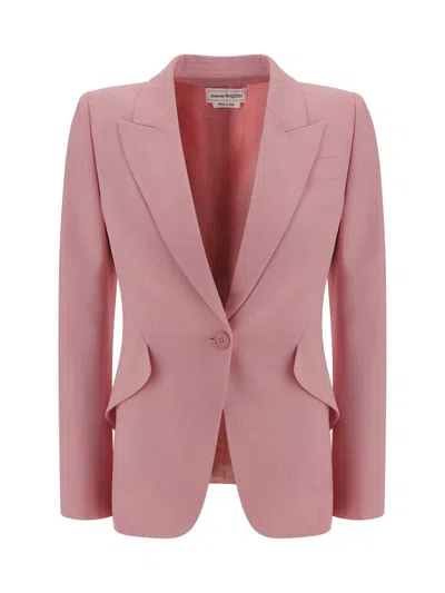 Alexander Mcqueen Blazer Jacket In Multicolor