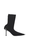 Alexander Mcqueen Alexander Mc Queen Black Knitted Boot In Black