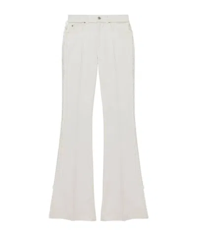ALEXANDER MCQUEEN ALEXANDER MCQUEEN RAW FINISH FLARED JEANS
