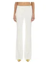 Alexander Mcqueen Pants In White Viscose In White