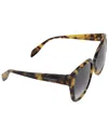 Alexander Mcqueen Women's Brown Print Acetate Am0041s Sunglasses (authentic  Pre-loved)