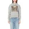 Alexander Mcqueen Women's Butterfly Skull Sweatshirt In Grey