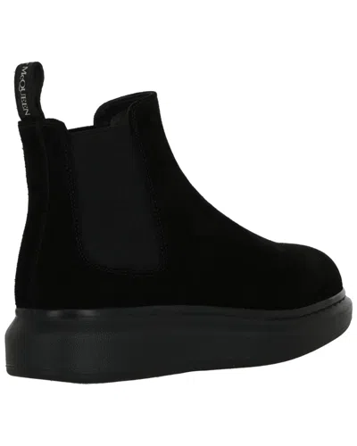 Alexander Mcqueen Women's Calfskin Leather Chelsea Boot (authentic Pre-loved) In Animal Print