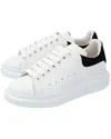 Alexander Mcqueen Black And White Low Top Sneakers With Logo Lettering On The Tongue And Contrasting Heel With Logo Le In White
