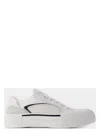 Alexander Mcqueen Women's Canvas And Leather Plimsoll Sneakers
