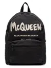Shop Alexander Mcqueen Women's Canvas Metropolitan Backpack