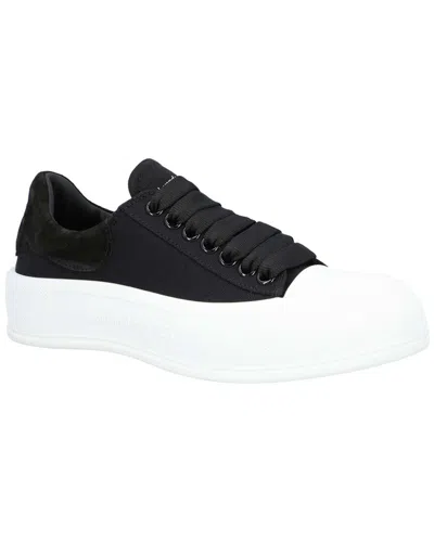 Pre-owned Alexander Mcqueen Women's Canvas Plimsoll, Never Worn (authentic Pre-loved)