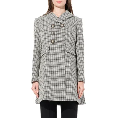 Alexander Mcqueen Women's Cappotto Coat In Grey/black