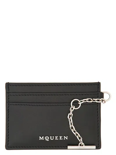 Alexander Mcqueen Women's Card Holder In Black