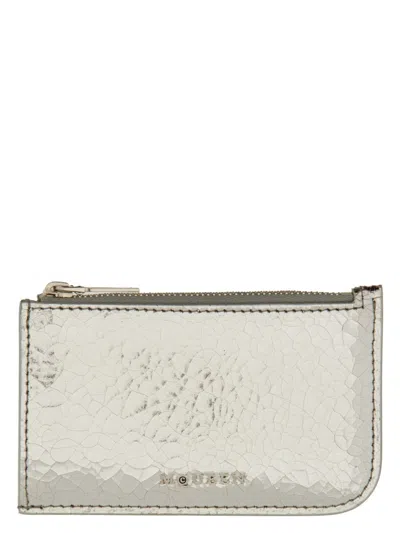 ALEXANDER MCQUEEN WOMEN'S CARD HOLDER WITH LOGO