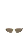 Alexander Mcqueen Women Cat-eye Sunglasses In Gold