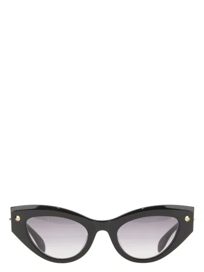 ALEXANDER MCQUEEN WOMEN'S CAT-EYE SUNGLASSES SPIKE STUDS