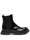 Alexander Mcqueen Women Chelasea Boot In Black